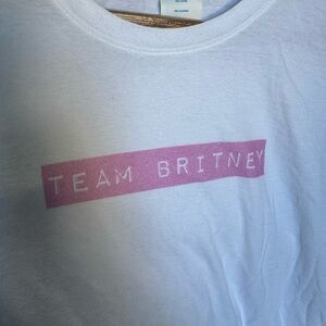 Team Britney White Tee